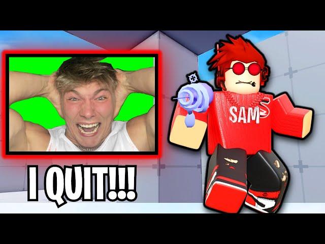 TOXIC Streamer Quits after i beat him In Roblox Rivals