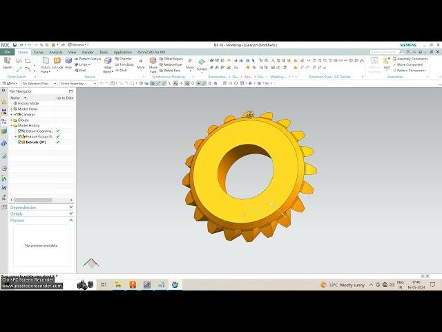 How install Gear library on nx