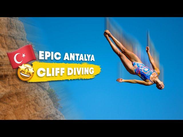 Stunning Dives Off The Cliffs in Antalya 