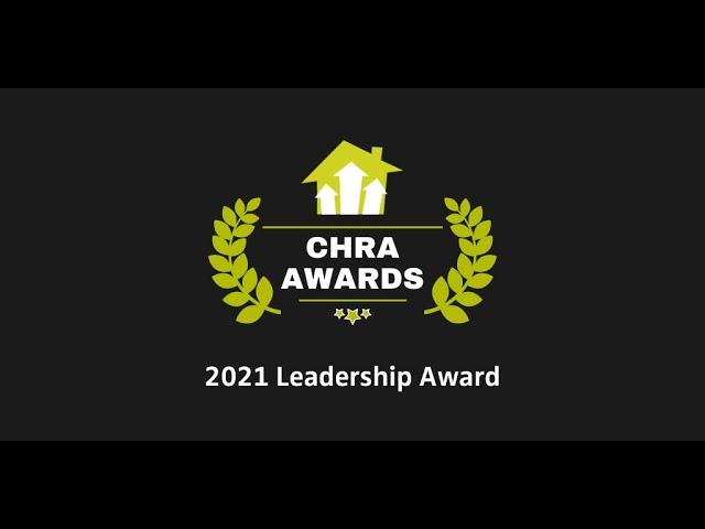 CHRA 2021 Leadership Award - Robert Byers