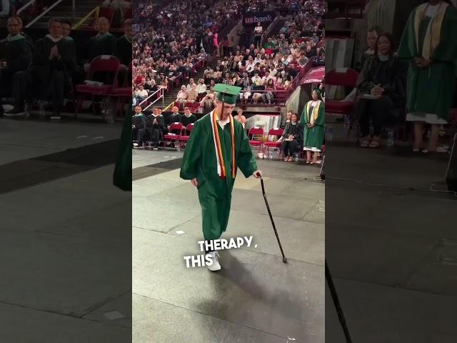 He did the impossible at his graduation 