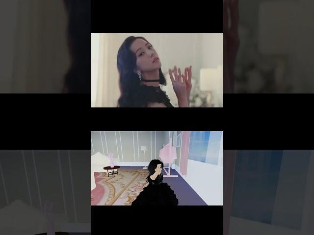 JISOO - ‘꽃(FLOWER)’ M/V (Roblox Version) Comparision (1/4)