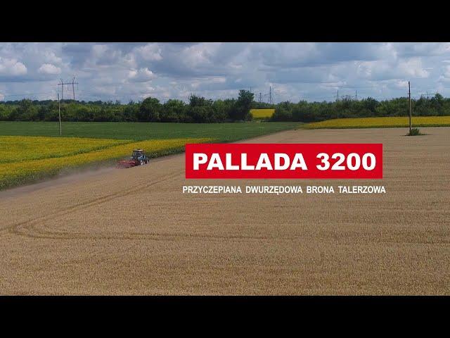 PALLADA 3200. Przyczepiana dwurzędowa brona talerzowa #poland #elvorti #pallada