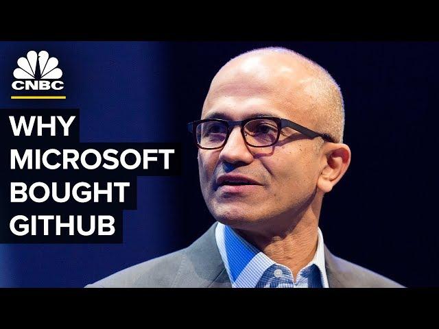 Satya Nadella Talks Microsoft GitHub Acquisition