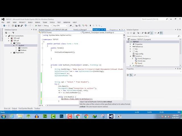 121 - How to Retrieve Data from Database in C# In ListBox