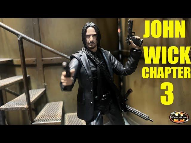 Mafex John Wick Chapter 3 Parabellum Keanu Reeves Action Figure Review & Comparison