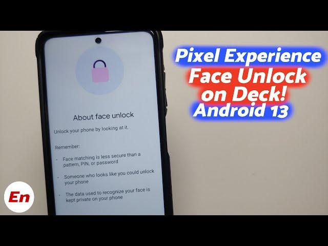 Pixel Experience Android 13 Face Unlock on Deck !! (November 2022 Builds)