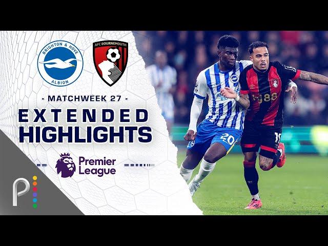 Brighton v. Bournemouth | PREMIER LEAGUE HIGHLIGHTS | 2/25/2025 | NBC Sports