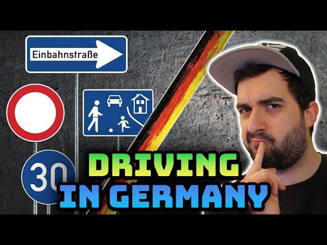 HOW TO DRIVE IN GERMANY!  One-Way Street RULES Explained