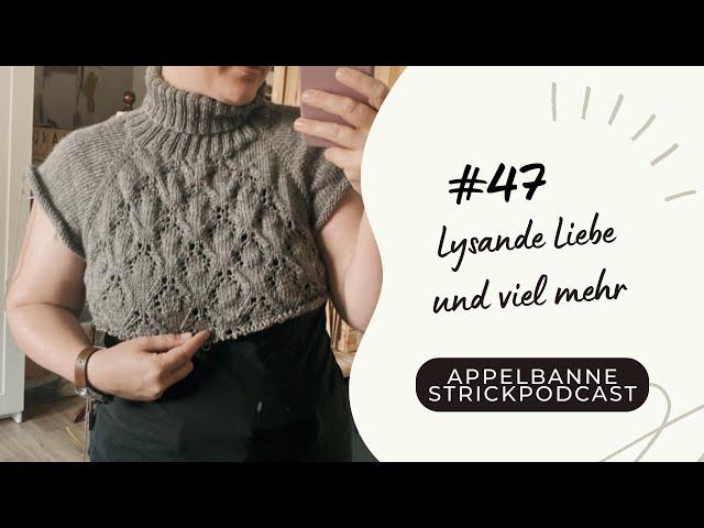 Appelbanne Strickpodcast #47 Enny Blus Kids, Lysande Sweater und Bock auf einen KAL?