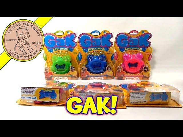 GAK Super Stretch & Mega Pak (Update Video - Fresh GAK Paks), Nickelodeon Toys