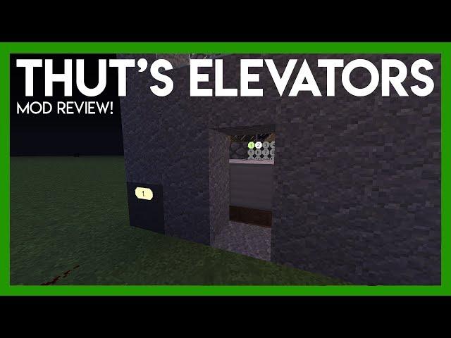 Minecraft Mod Review: THUT'S ELEVATORS! (Realistic Elevators, Call Buttons & More!)