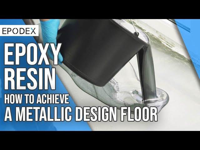 EPODEX Complete Guide on How to Achieve a Metallic Designer Floor with Epoxy Resin