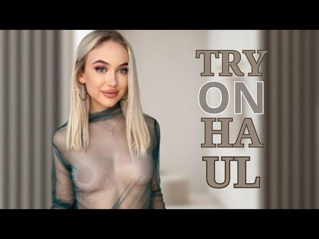 Transparent Fishnet Haul | No Bra | Transparent Try On Haul | See Through Lingerie | Try On Haul