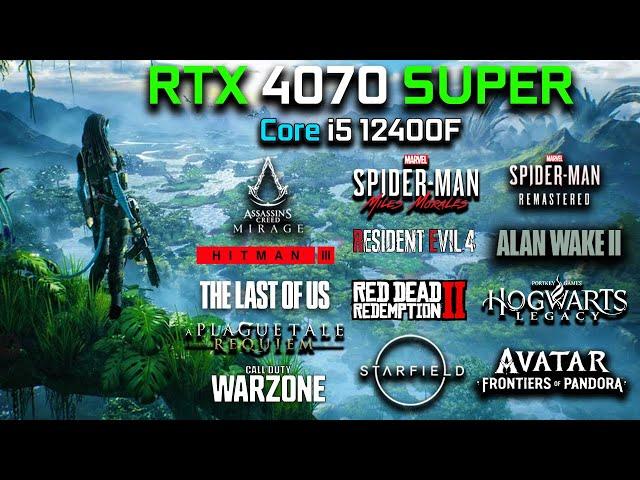 i5 12400F + RTX 4070 SUPER | Test In 17 Games at 1440p | 2024