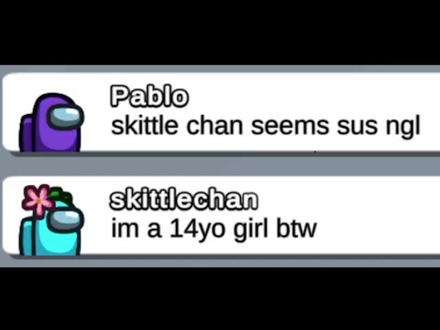 When skittle-chan plays Among us..