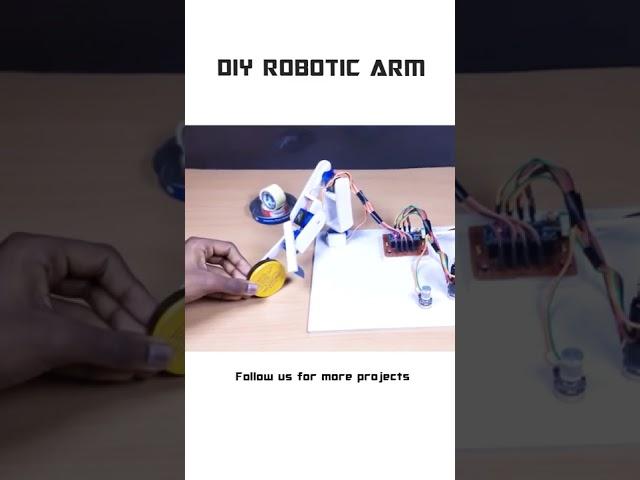 Robotic Arm with Ardunio - Diy electronics Projects