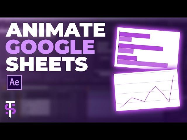 How to EASILY Animate Google Sheets/Excel Graphs in After Effects!