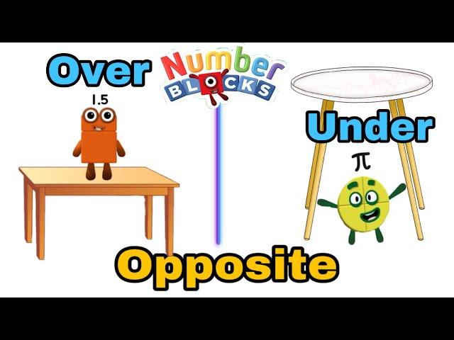 NUMBERBLOCKS LEARN THE OPPOSITE WORDS / ANTONYM WORDS | hello george