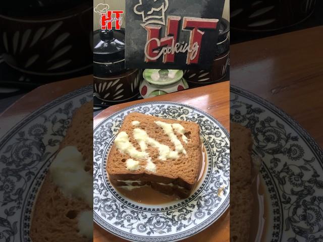 Dubai’s Viral Chai Toast Recipe | Malai Maska Chai Bread #dubaidesserts #dubai #viralshorts #shots