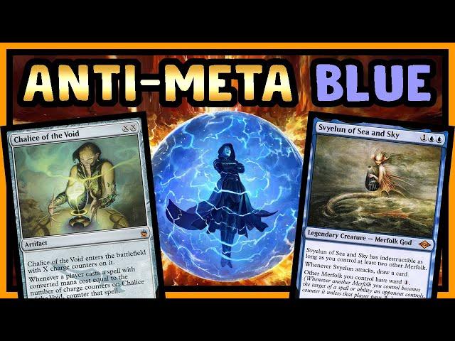  MODERN Anti-Meta Mono Blue Tempo 【 MTG Gameplay 】