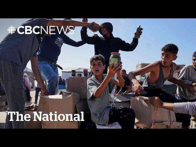 Shots fired in southern Gaza after crowds charge food distribution site