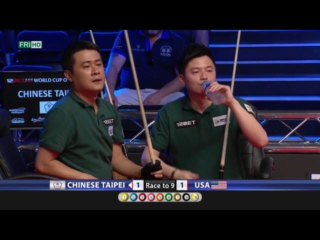 USA v Chinese Taipei Taiwan 1080p   World Cup Of Pool 2017 9 ball Round SEMIFINAL