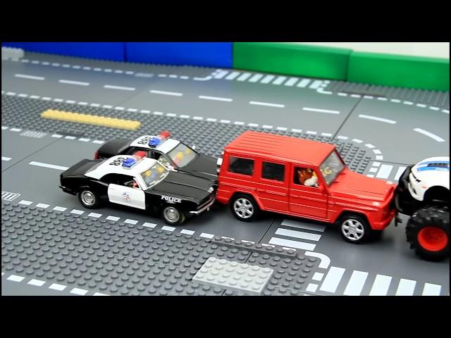 Police story for kids. Сartoon for children.