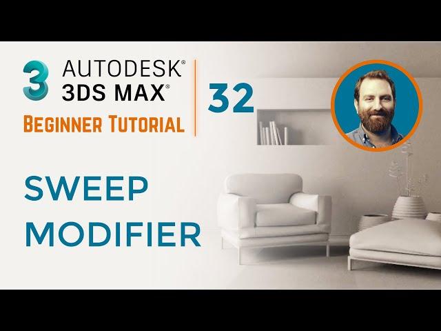 Sweep Modifier | 3ds Max Tutorial #32