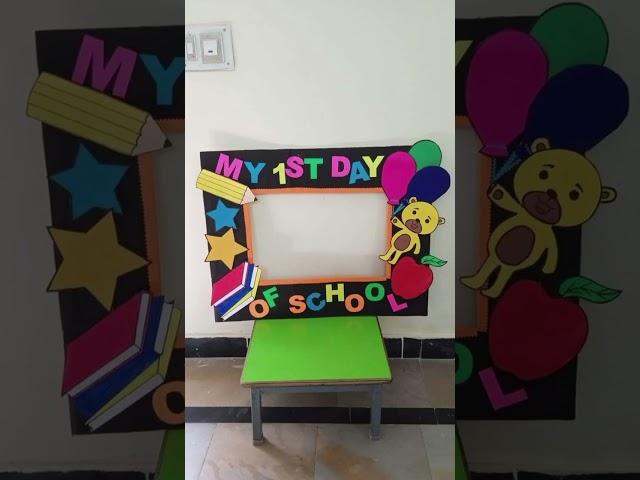 my first day at work Craft. DIY easy paper craft ideas for kids #craft #kindergarten #school