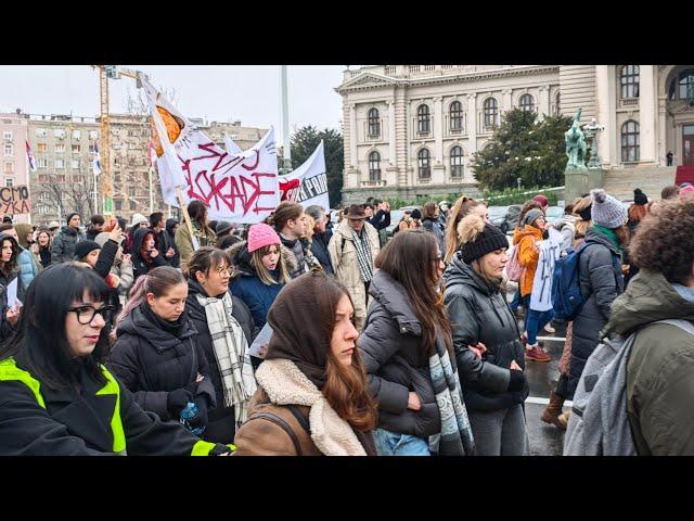 Uživo: Masa studenata sa svih strana krenula na Vladu Srbije i Zagorku Dolovac