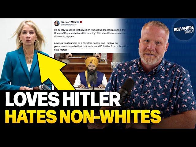 Hitler-Loving Congresswoman Deletes INSANE-BIGOT-TWEET About Praying Chaplain in House of Reps!!!