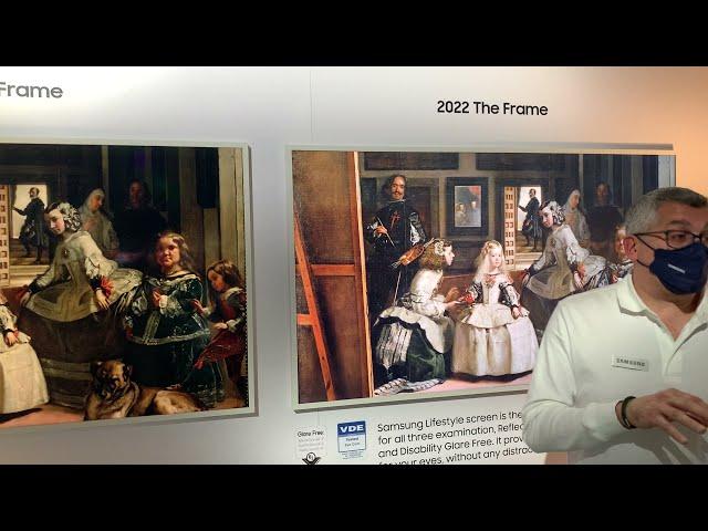 Samsung The Frame 2022 (matte LCD) vs. The Frame 2021