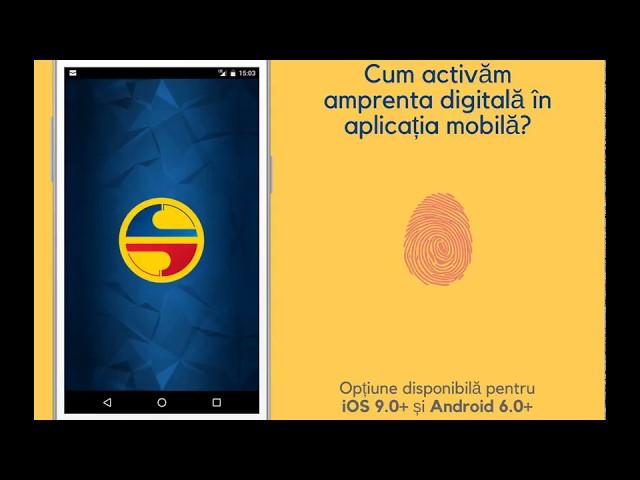 Cum activăm amprenta digitală în MICB Mobile Banking?