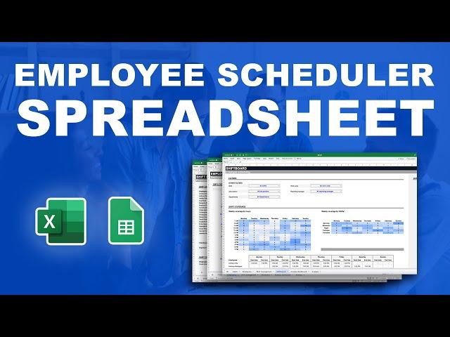 How to build an effective staff schedule with an employee scheduler spreadsheet