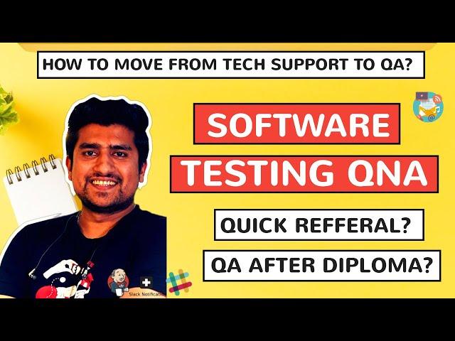 Switch from Tech support to QA, What to do After Diploma? | Software Testing QnA |