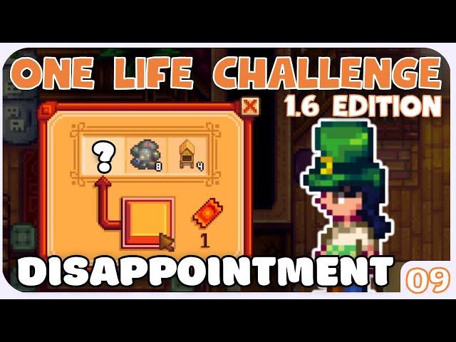 the most disappointing reward... ever - Stardew Valley One Life Challenge 1.6 S2 Ep. 9