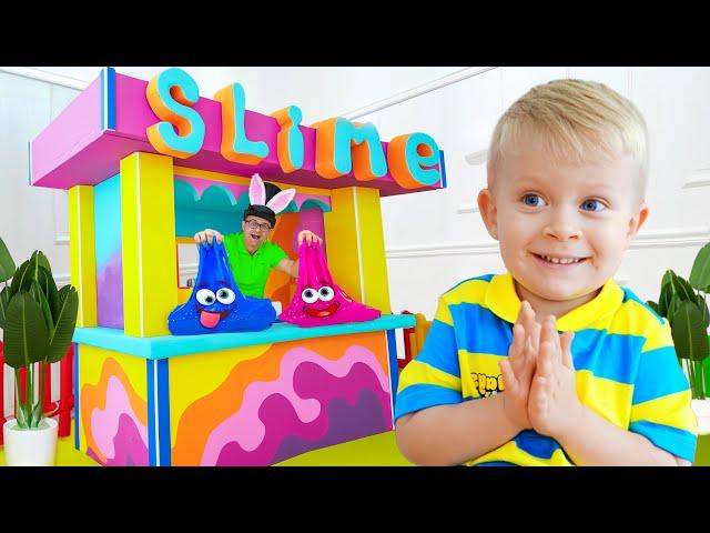 Oliver and Adam help the Slime Shop