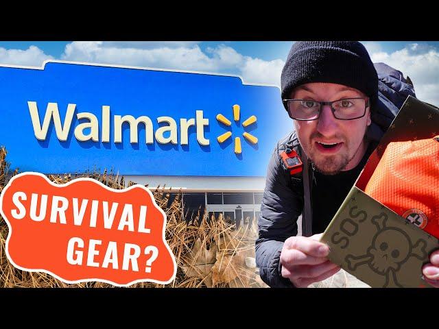 Can you TRUST Walmart Survival Gear? | Solo Camping Test