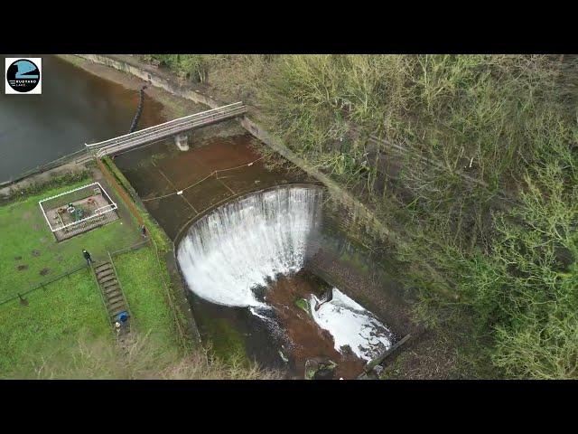 Rudyard Lake Spillway #droneservices #rudyard #rudyardlake #staffordshire #floods