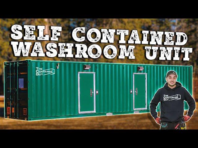 Mobile Shipping Container Washroom Build | Tiny Home Or Underground Bunker Solutions