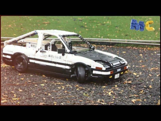 I Built a Driftable Toyota AE86 Trueno with LEGO Bricks!