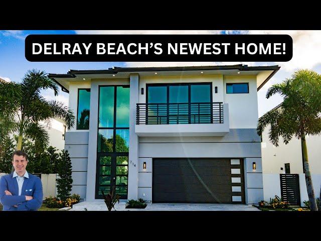 DELRAY BEACH NEW CONSTRUCTION HOME IN THE CENTER OF TOWN! | LUXURY HOME TOUR | FLORIDA REAL ESTATE