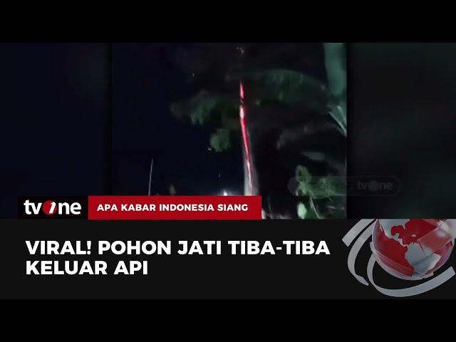 Horor! Pohon Jati Tiba-tiba Keluarkan Semburan Api | AKIS tvOne