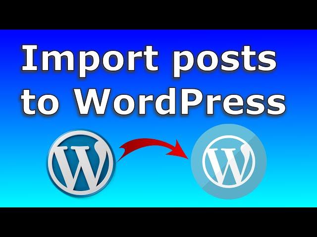 How to import and export posts in WordPress with featured image (Easy step by step guide)