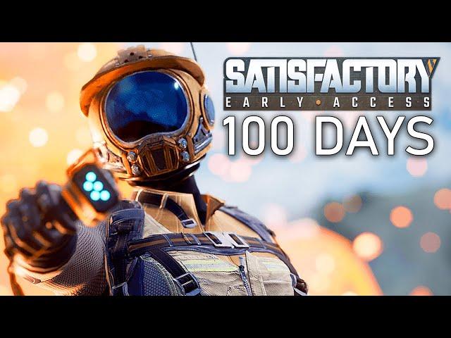 I Spent 100 Days in Satisfactory and Here's What Happened