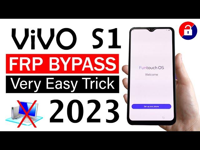 The New Way to Bypass FRP Lock 2023 -  Vivo S1 (Without pc)