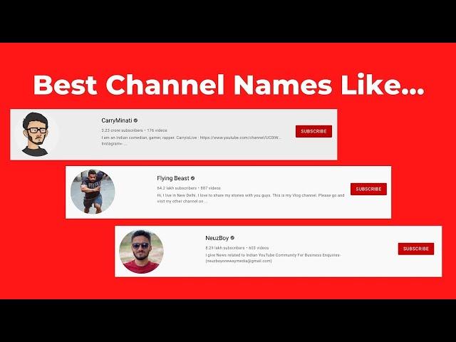 How to Pick Special Name for Youtube Channel (AVOID 3 MISTAKES)