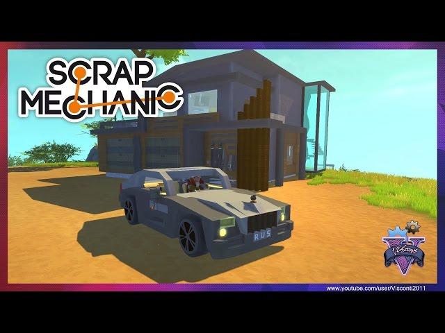 Scrap Mechanic | Шикарная ТЕХНО - ВИЛЛА