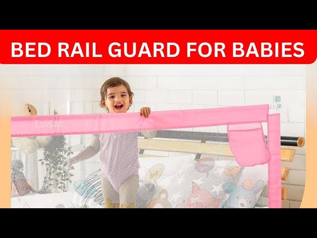 LuvLap Comfy Baby Bed Rail Guard for Baby & Toddler Safety